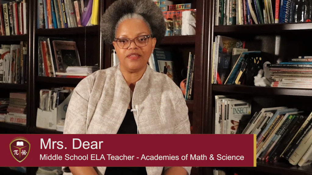 Meet Mrs. Dear. Middle School ELA Teacher at AMS Flower