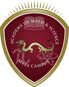 AMS Mesa mascot shield
